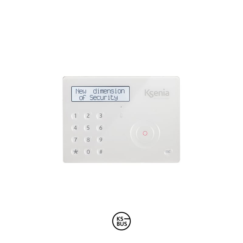 Ksenia Bedienteil ergo-S Weiß