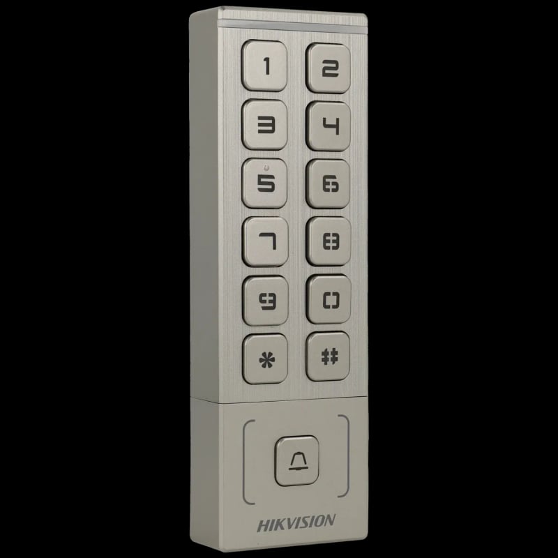 DS-K1T809EX Innen-/Außen-Zutrittskontrolle mit Tastatur/RFID-Karte