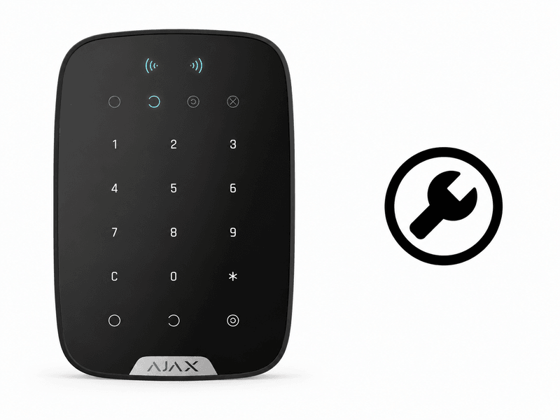 RepairKit Ajax Keypad Plus schwarz