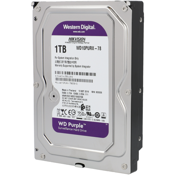 Western Digital WD10PURX 1 TB-Festplatte Purple