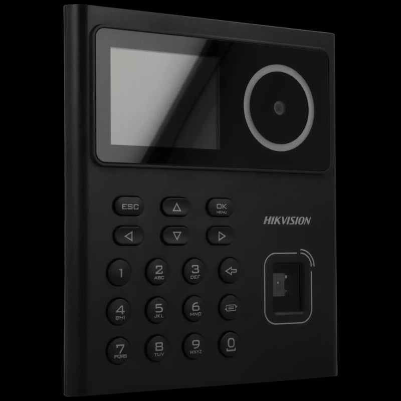 DS-K1T320MFWX Innen-Zutrittskontrolle mit Fingerabdruck/Tastatur/MIFARE-Karte/Gesicht