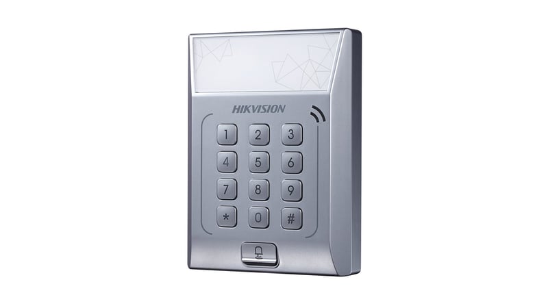 DS-K1T801E Innen-Zutrittskontrolle mit Tastatur/RFID-125KHz-Karte