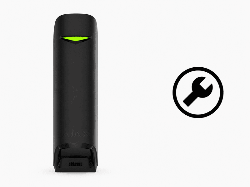 RepairKit Ajax MotionProtect Curtain schwarz