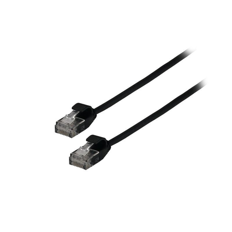 RJ45 Patchkabel Cat.6A U/UTP TPE 3,6mm ultraflex schwarz