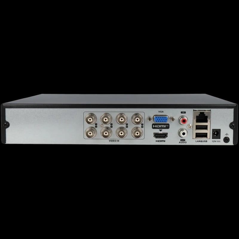 HWD-6108MH-G4 8-Kanal-5-in-1 (HD-CVI/HD-TVI/AHD/analog/IP)-Rekorder, max. 2 MP Auflösung