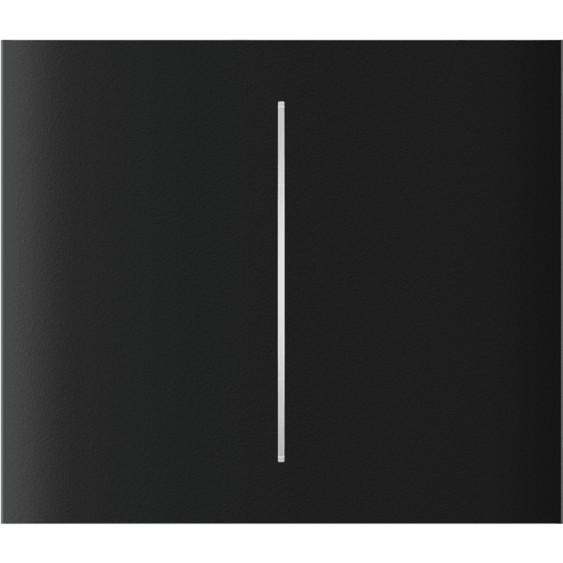 CenterButton (2-gang) vertical Schwarz