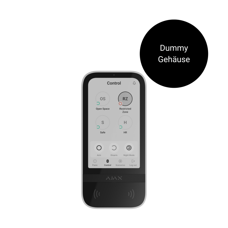 DummyBox Ajax KeyPad Touchscreen Jeweller weiß