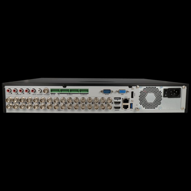 iDS-7332HUHI-M4/S 32-Kanal-5-in-1 (HD-CVI/HD-TVI/AHD/analog/IP)-Rekorder, max. 8 MP Auflösung