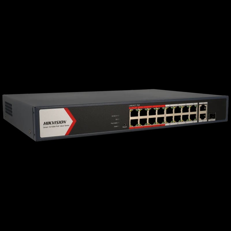 DS-3E1318P-EI/M 18-Port-Cloud-Switch mit 16 PoE-Ports