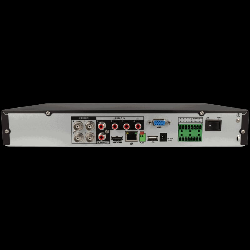 XVR5104HE-4KL-I3 4-Kanal-5-in-1 (HD-CVI/HD-TVI/AHD/analog/IP)-Rekorder, max. 8 MP Auflösung