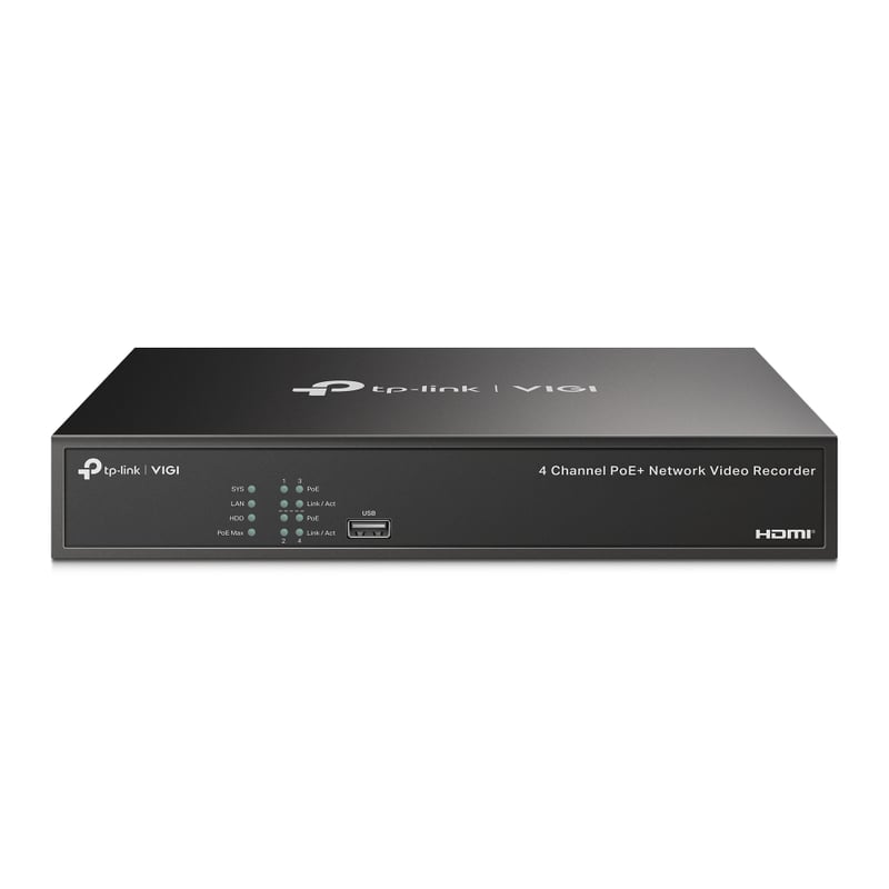 TP-Link - VIGI NVR1004H-4P Metall