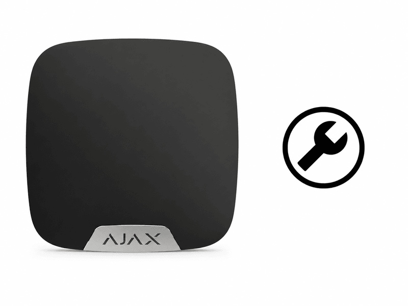 RepairKit Ajax HomeSiren schwarz