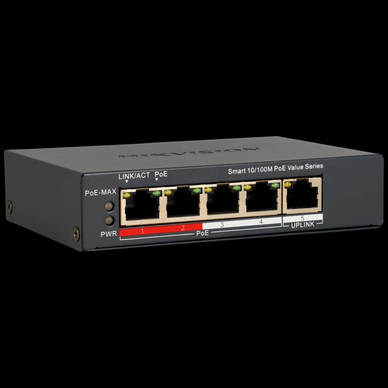 DS-3E1105P-EI/MV2 5-Port-Cloud-Switch mit 4 PoE-Ports