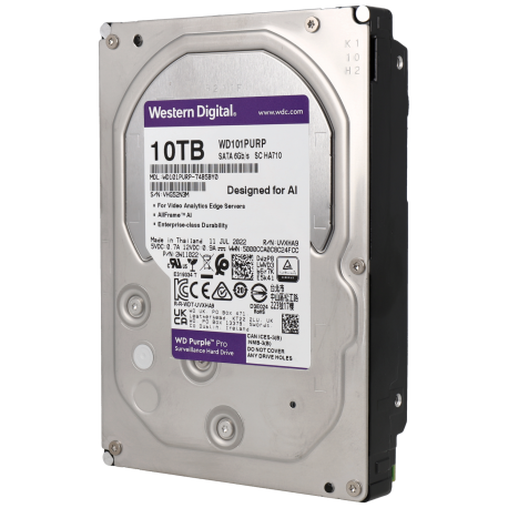 Western Digital WD100PURX 10 TB-Festplatte Purple