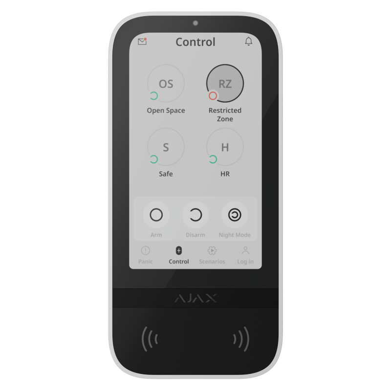 Superior KeyPad TouchScreen G3 Jeweller Weiß
