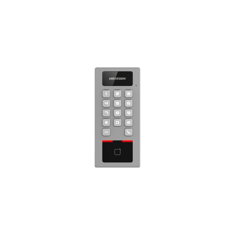 DS-K1T502DBWX Innen-/Außen-Zutrittskontrolle mit Tastatur/MIFARE-13,56MHz-Karte