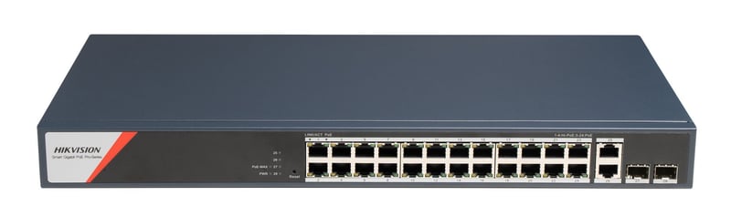 DS-3E1528HP-SI-24P2T2F 28-Port-Cloud-Switch mit 24 PoE-Ports