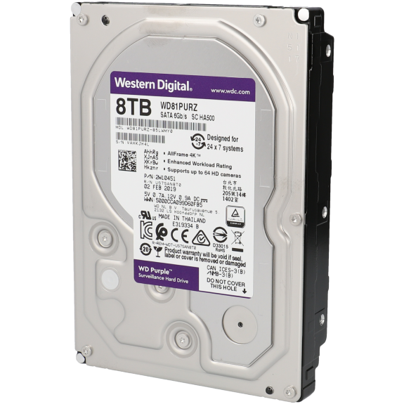 Western Digital WD80PURX - 8TB Festplatte purple WD84PURZ SATA 6Gb/s SC HA510