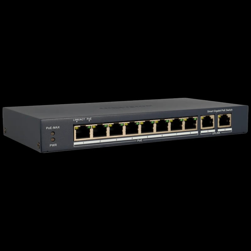 DS-3E1510P-EIV2 10-Port-Cloud-Switch mit 8 PoE-Ports