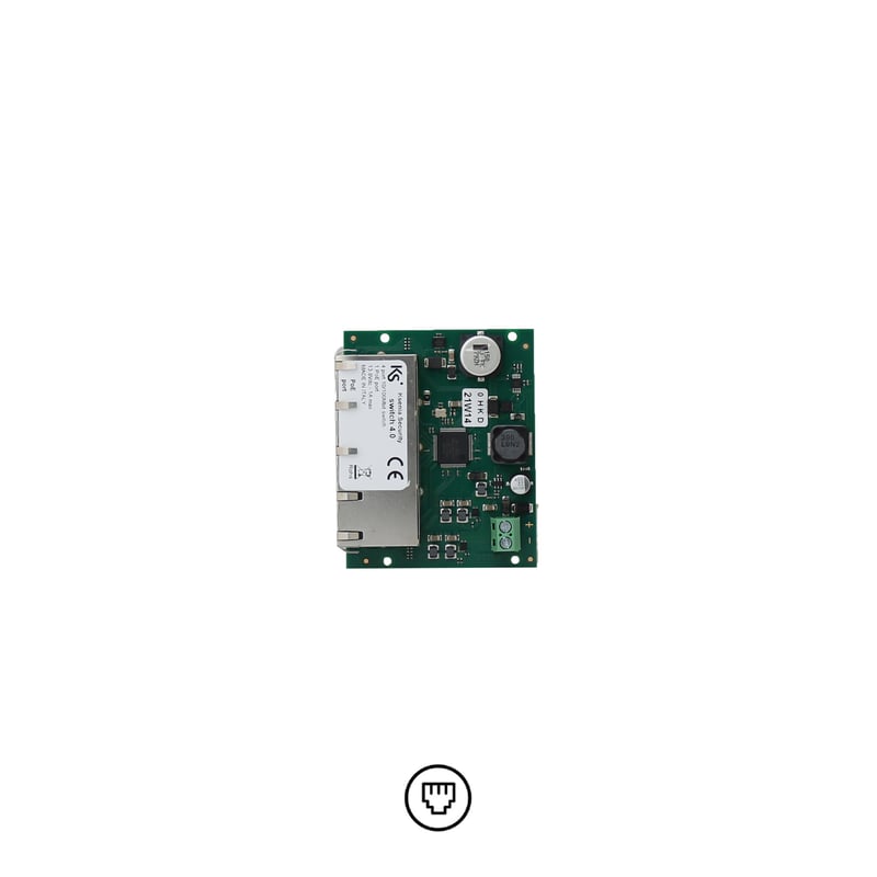 Ksenia Zusatzmodul Netzwerkswitch 4 Port (1 POE)