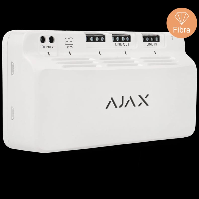 LINESUPPLY-FIBRA-45W-W Zusätzliches Speisemodul für Fibra-Geräte